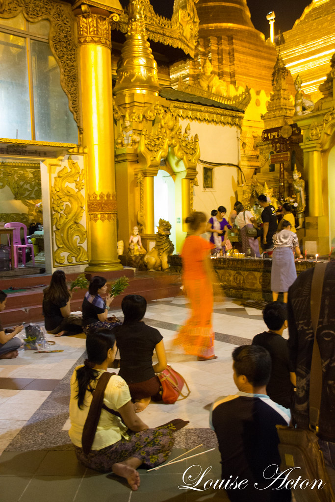 Shwedagon monastery, Yangon Louise Acton Flickr