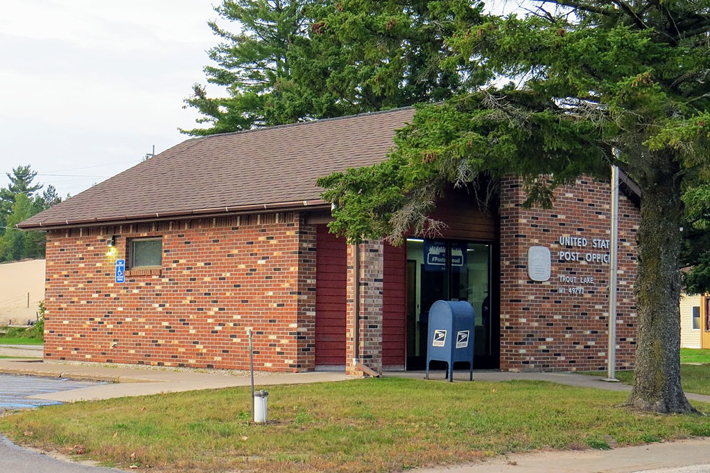 Trout Lake, MI post office Chippewa County. Photo by E Kal… Flickr
