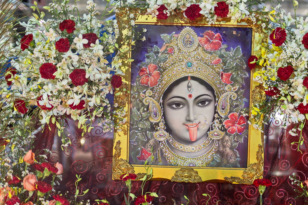 Untamable goddess The outstretched tongue of Kali