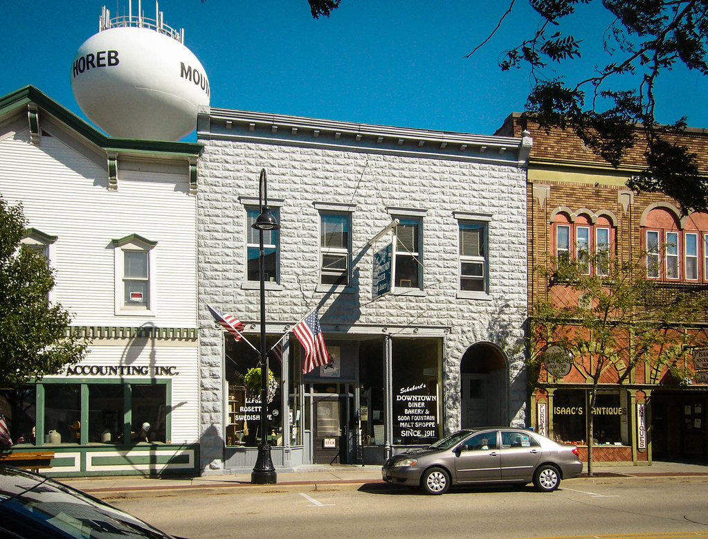 Downtown Mt. Horeb, Wisconsin Yet another neat small town … Flickr