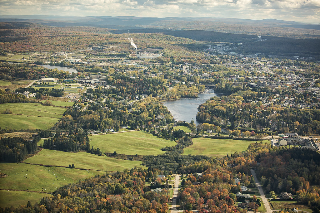 MontLaurier The town of MontLaurier, on the banks of