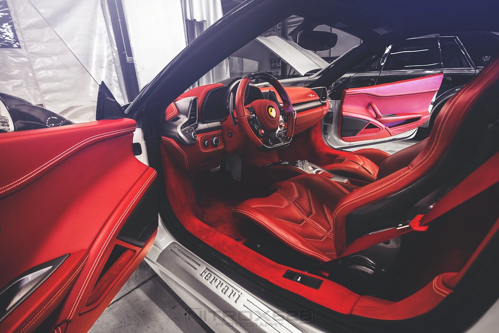Ferrari 488 Red Ferrari 458 Italia Interior