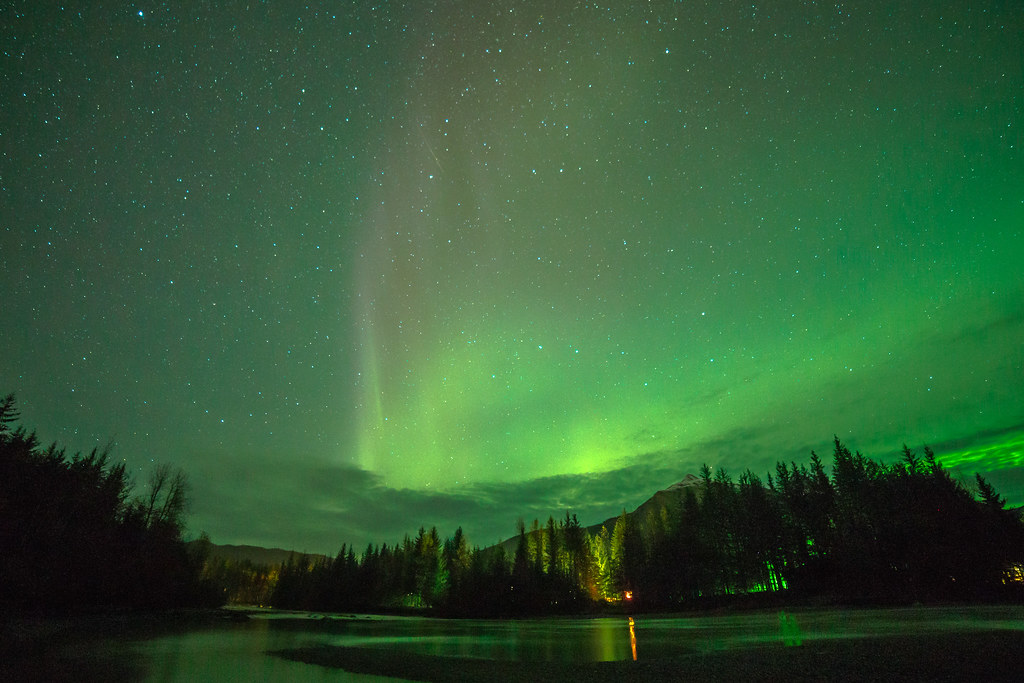 northern lights oct 2017 mendenhall river juneau ak Flickr