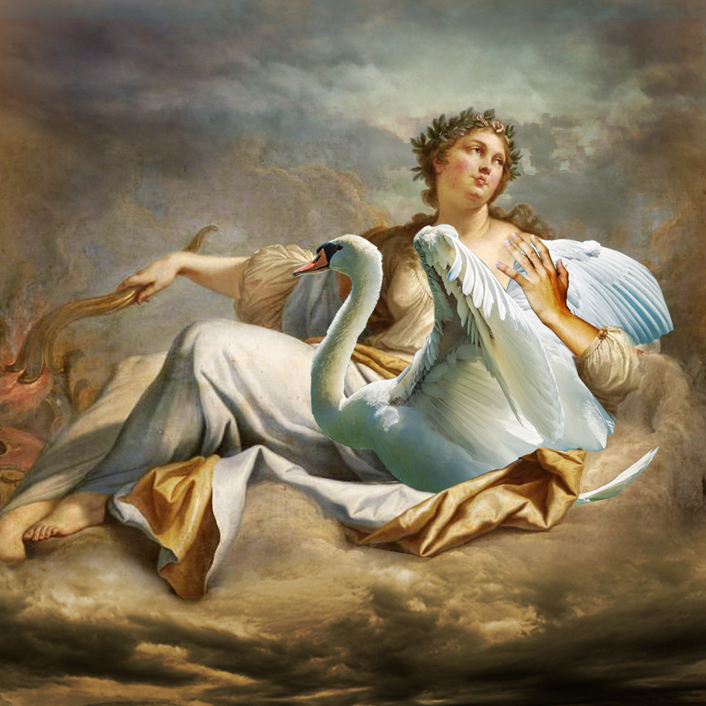 Leda and the swan created for Digitalmania group After S… Flickr