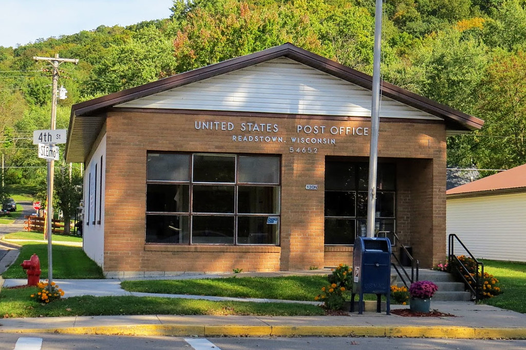 Readstown, WI post office Vernon County. Photo by E Kalish… Flickr