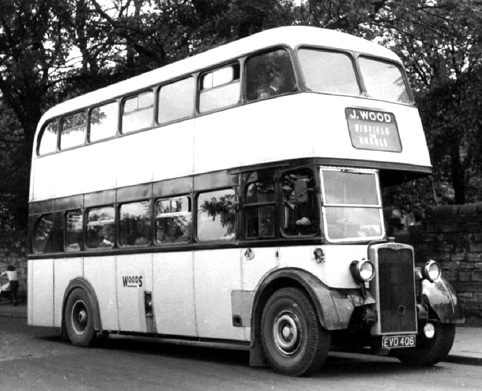 Woods of Mirfield. EVD406 a Crossley DD42/7 the chassis wa… Flickr