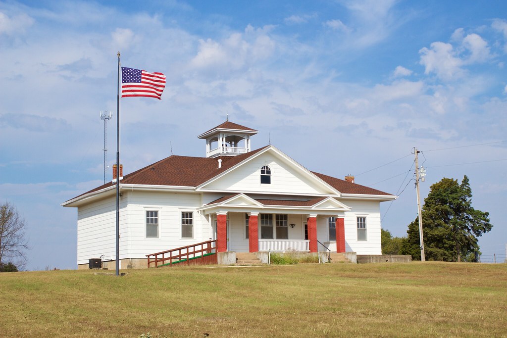 20170924_APH_0078 School house along K177 at Bazaar, Kans… Flickr