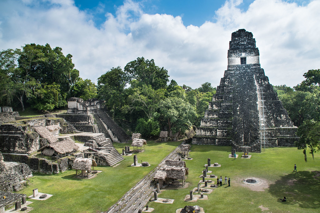 Archaelogical Maya city Tikal in Guatemala Central place… Flickr