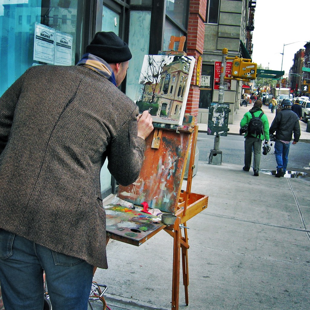 Grand Street Painter Mo Riza Flickr