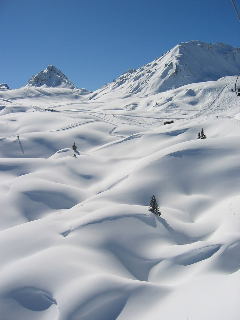 Snow Snow in France La Plagne. Marco Adams Flickr