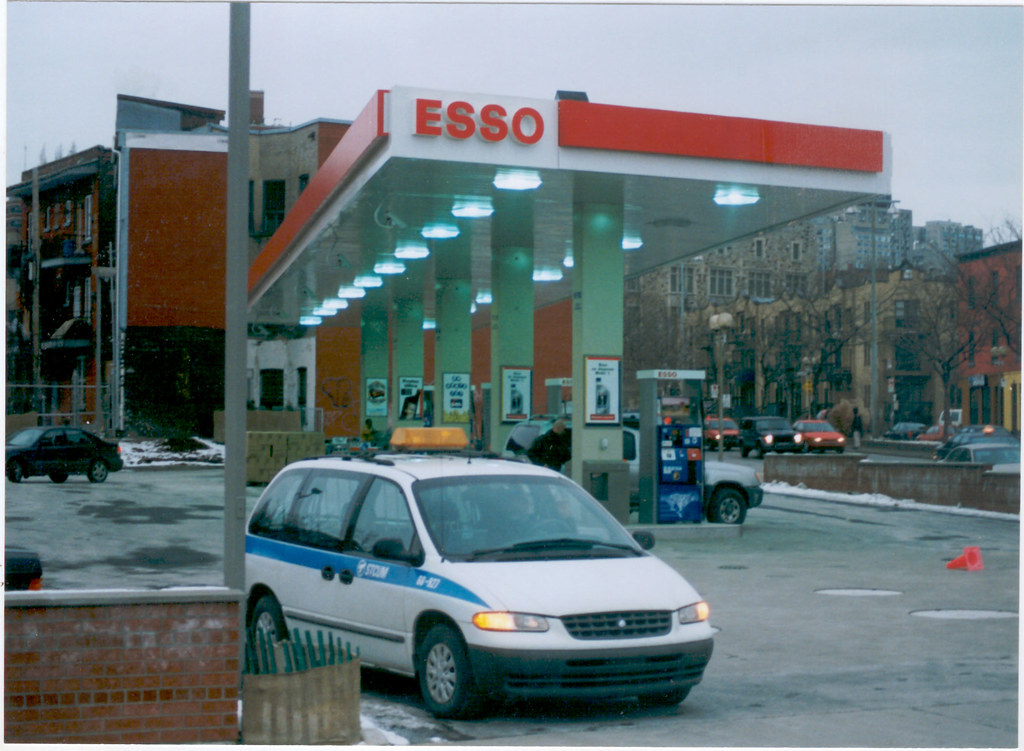 Esso station on Atwater, Montreal. a photo on Flickriver