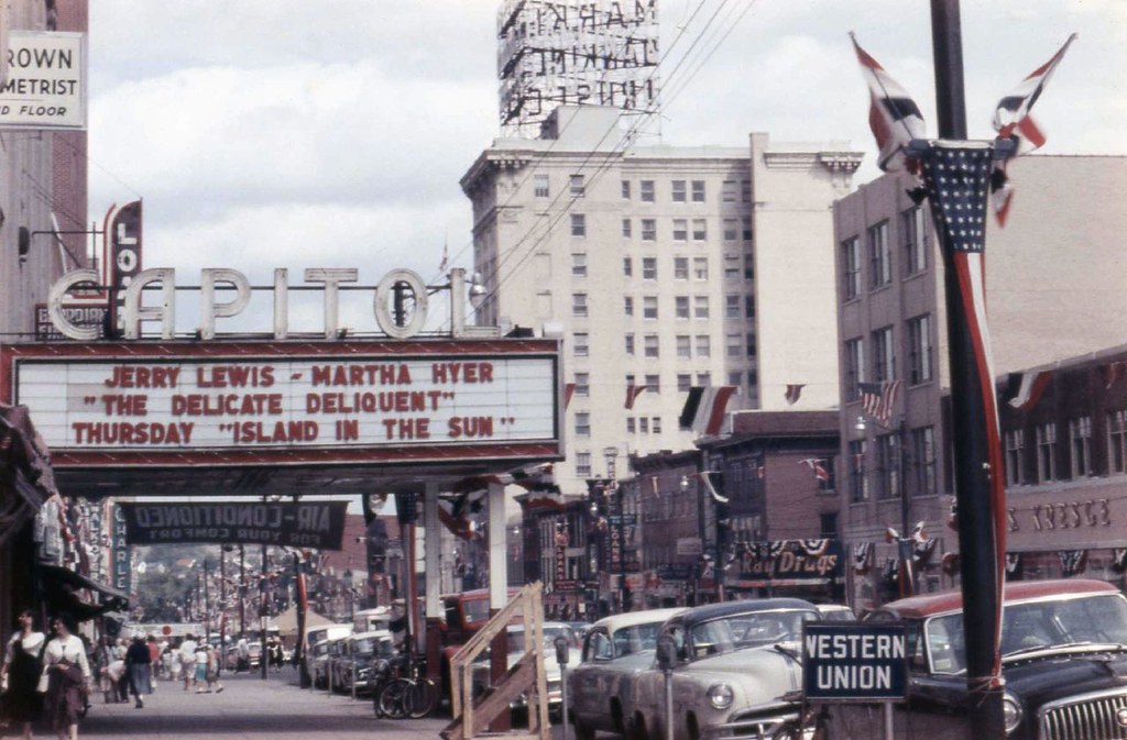 Capitol Theater, Hazleton, Pennsylvania 1957 a photo on Flickriver