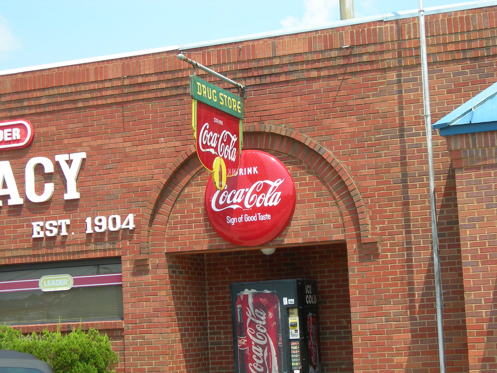 Florala, Alabama Coca Cola signs On the front of a pharmac… Flickr