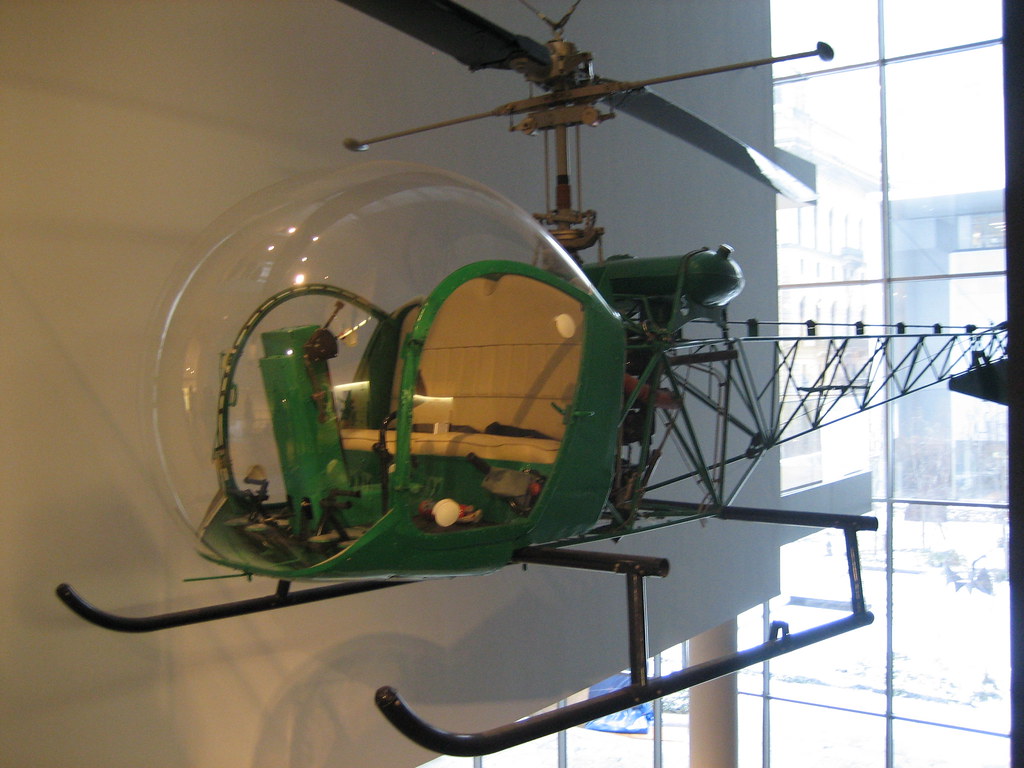 1945 Bell47D1 Helicopter, MoMA Michael Gannon Flickr