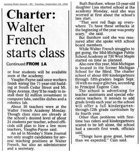 Walter French Academy-charter school opens-1996-09-24-b-La… | Flickr