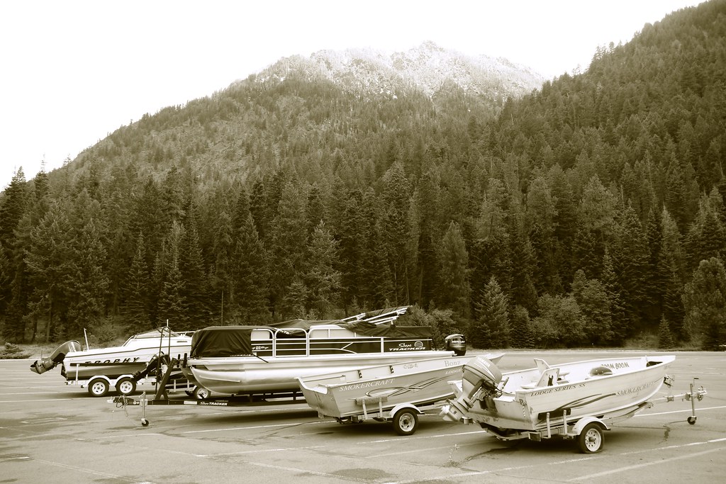 Boats Parked at Wallowa Lake Marina Wallowa Lake State Par… Flickr