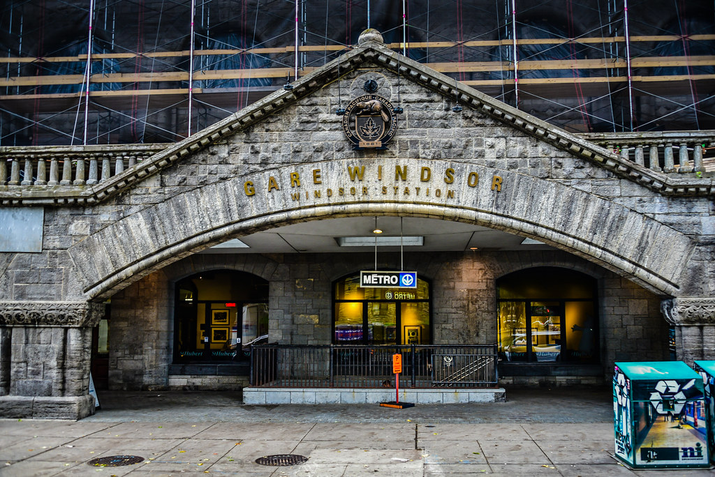 Gare Windsor Montreal Quebec Canada Gare Windsor Montr… Flickr