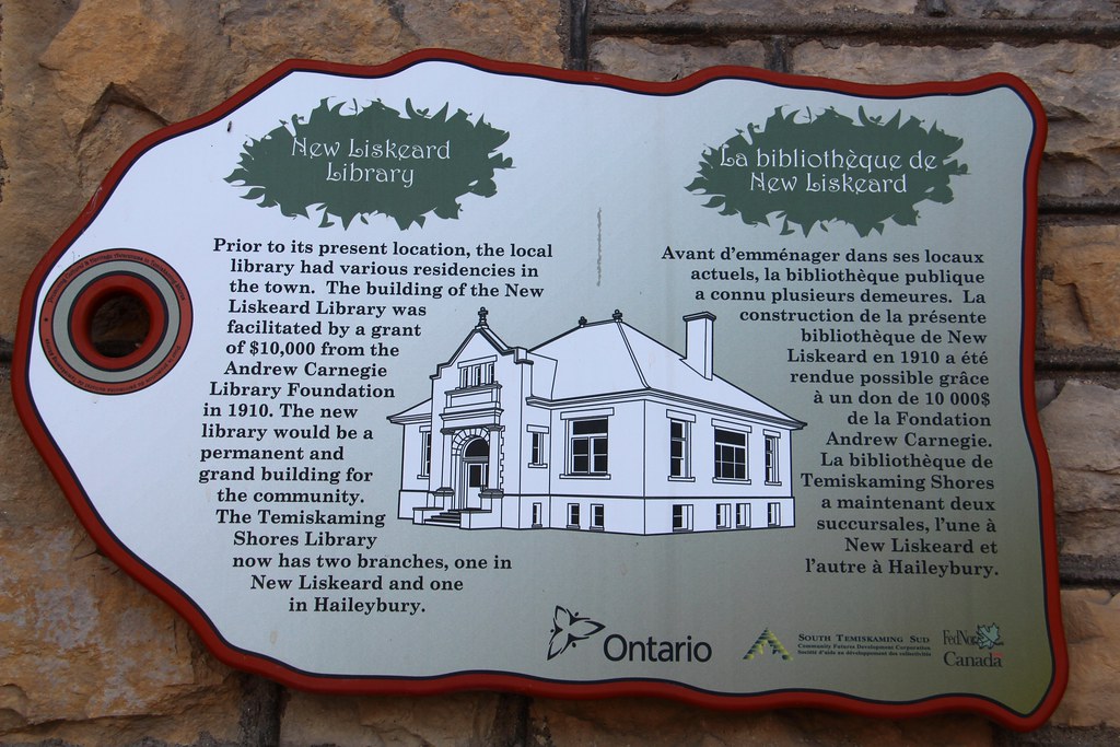 New Liskeard Carnegie Library (New Liskeard, Ontario) Flickr
