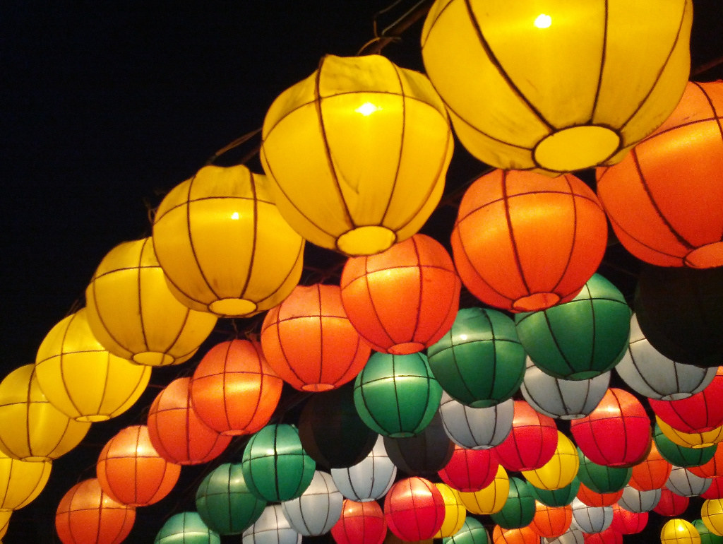 Colorful paper lanterns stwn Flickr