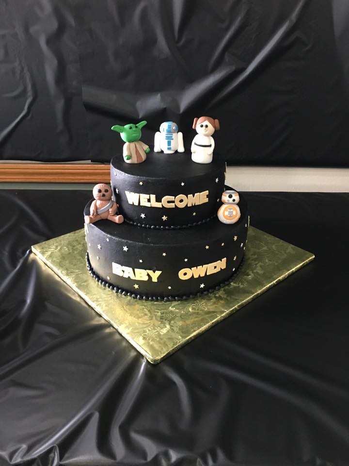 Star Wars baby shower cake Star Wars baby shower cake. But… Flickr