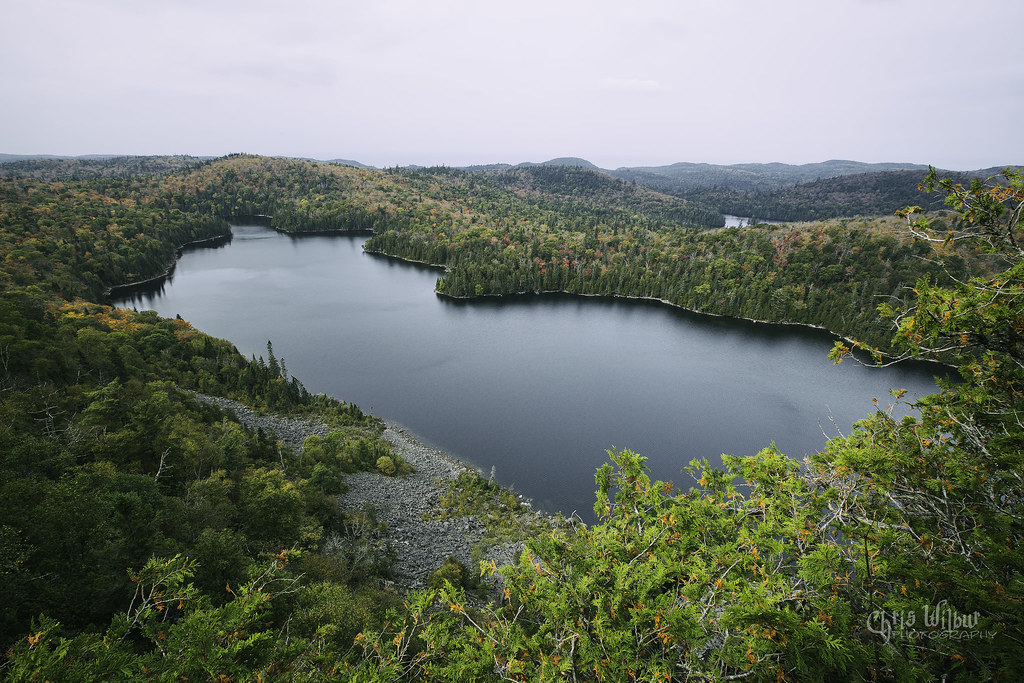 Foam Lake This is the Foam Lake Lookout on the Peat Mounta… Flickr
