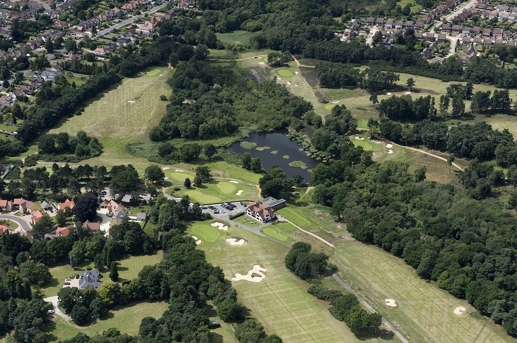 Ipswich Golf Club in Suffolk UK aerial Aerial view of Ip… Flickr