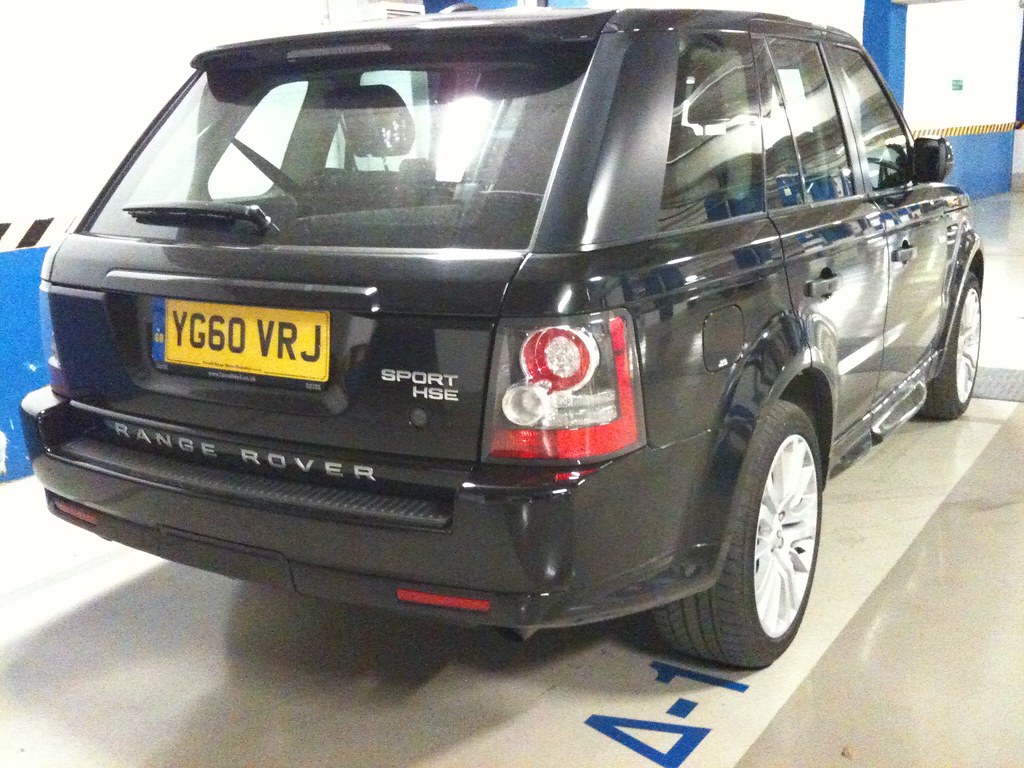 YG60 VRJ, Leeds, UK Range Rover Sport Seen in Athens, Gree