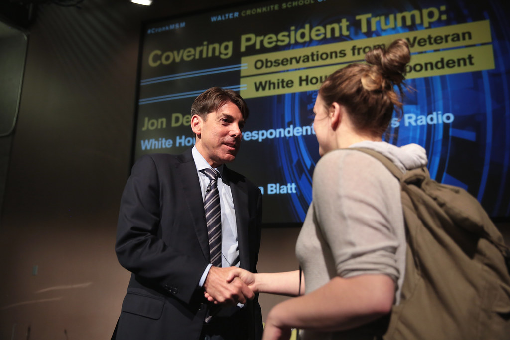 Jon Decker with attendee Jon Decker, White House correspon… Flickr