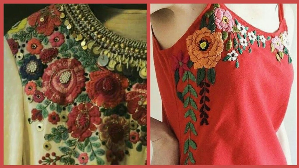 Latest Hand Embroidery work Dress patterns Easy And Styl… Flickr