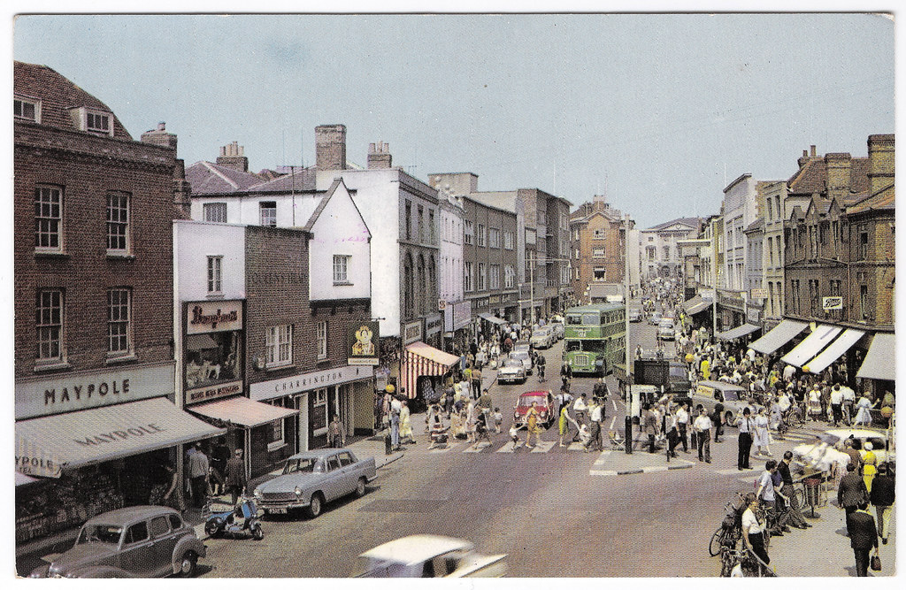 Chelmsford High Street in the 1960's The Postcard A post… Flickr
