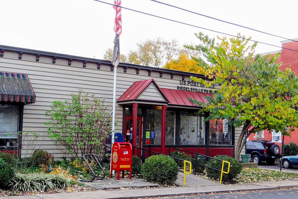 Riegelsville, PA post office Bucks County. Photo by E Kali… Flickr