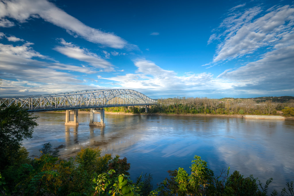 Jefferson City Bridge On the Missouri River, Jefferson Cit… Flickr