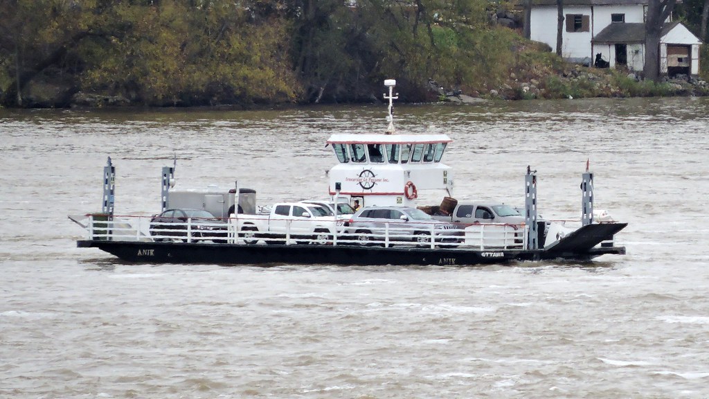 Ferry across the Ottawa River Between PointeFortune and C… Flickr