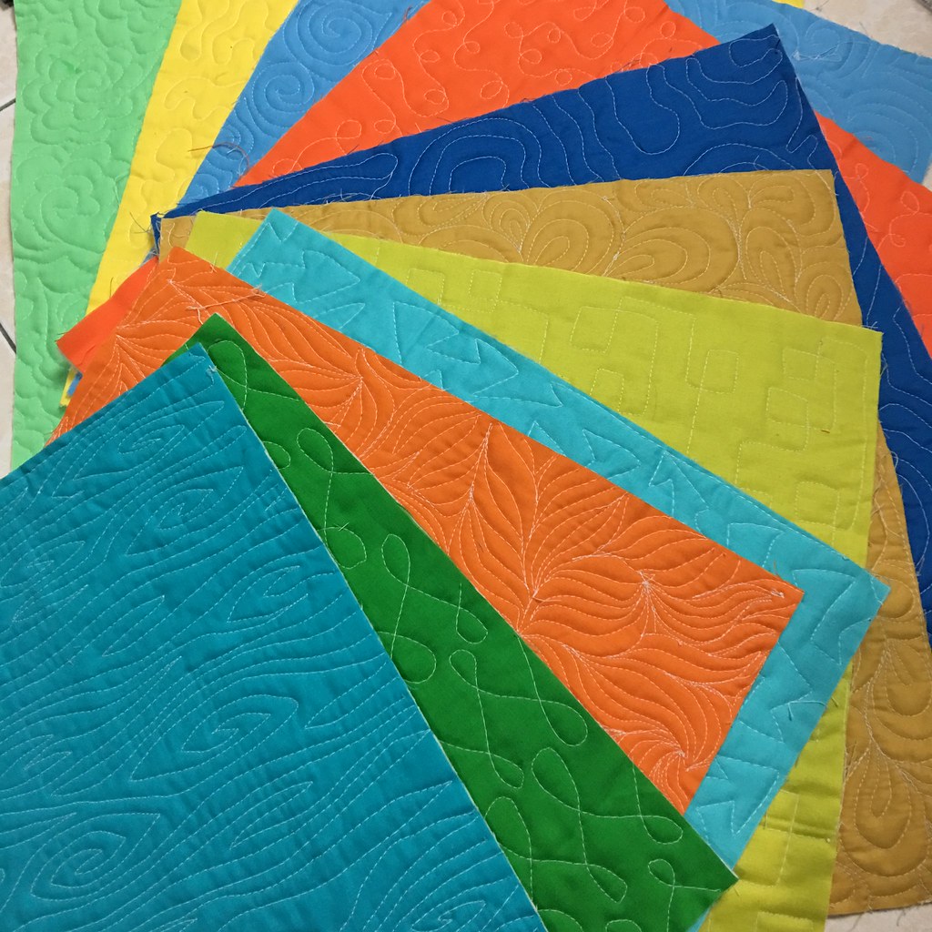 Quilts as you go blocks More details on the blog under sew… Flickr