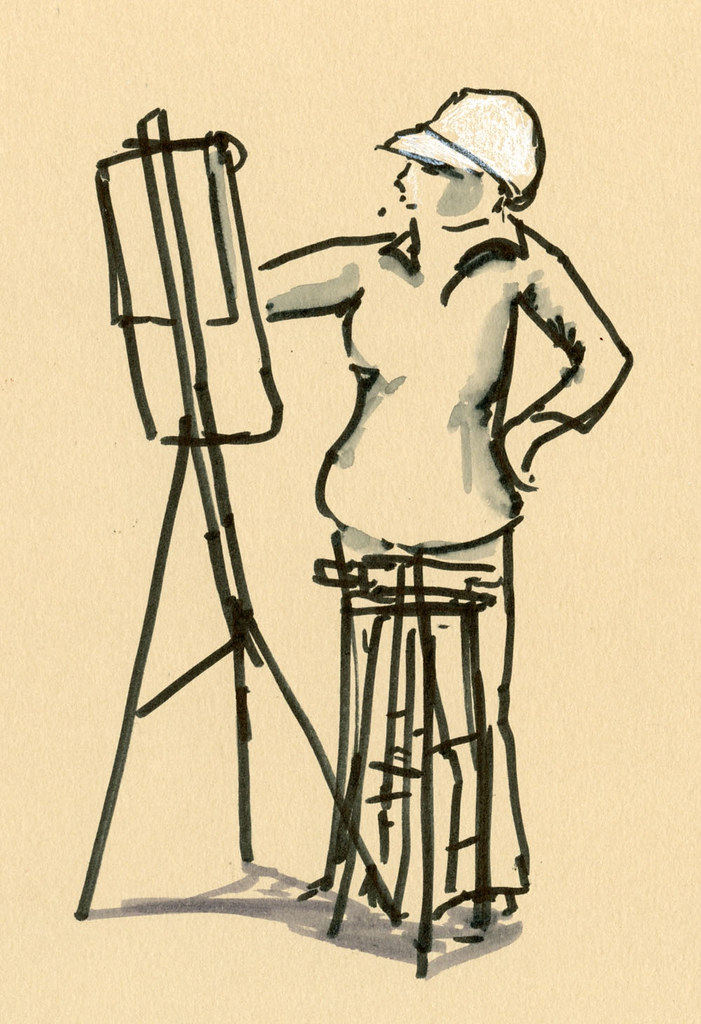 12217 artist at Drawing Jam, Seattle Gage Drawing Jam is… Flickr