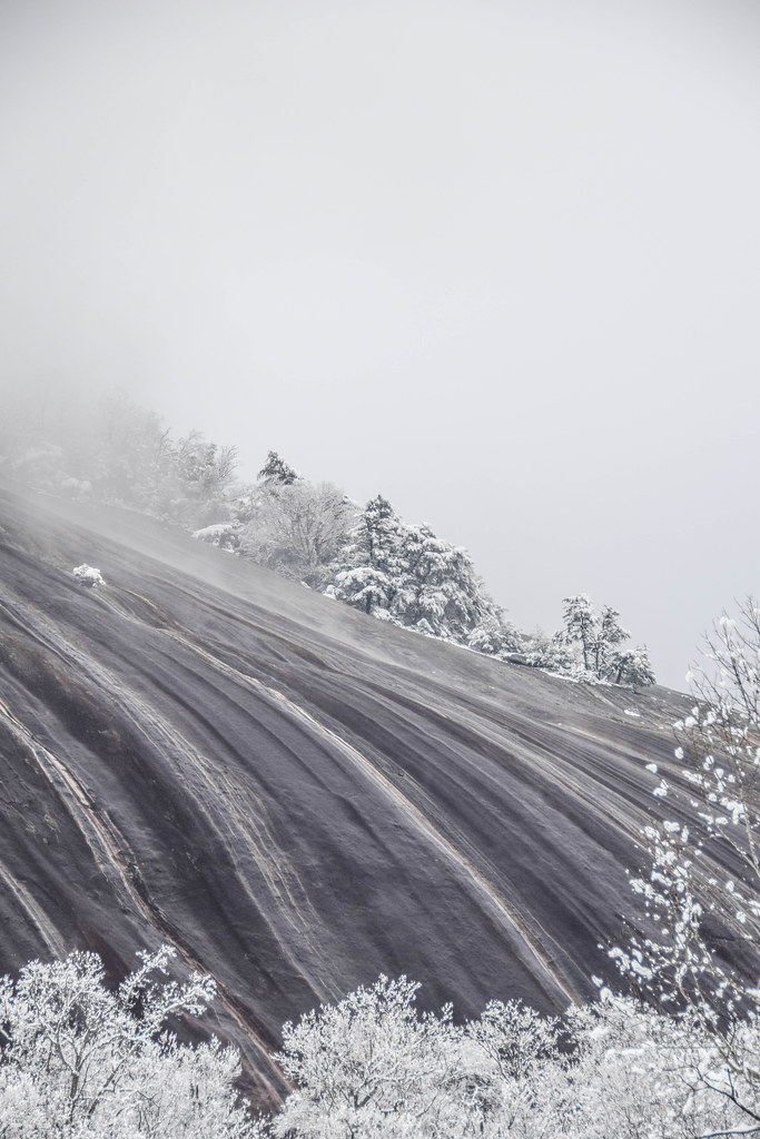 Stone Mountain State Park, Snow, Roaring Gap North Carolin… Flickr