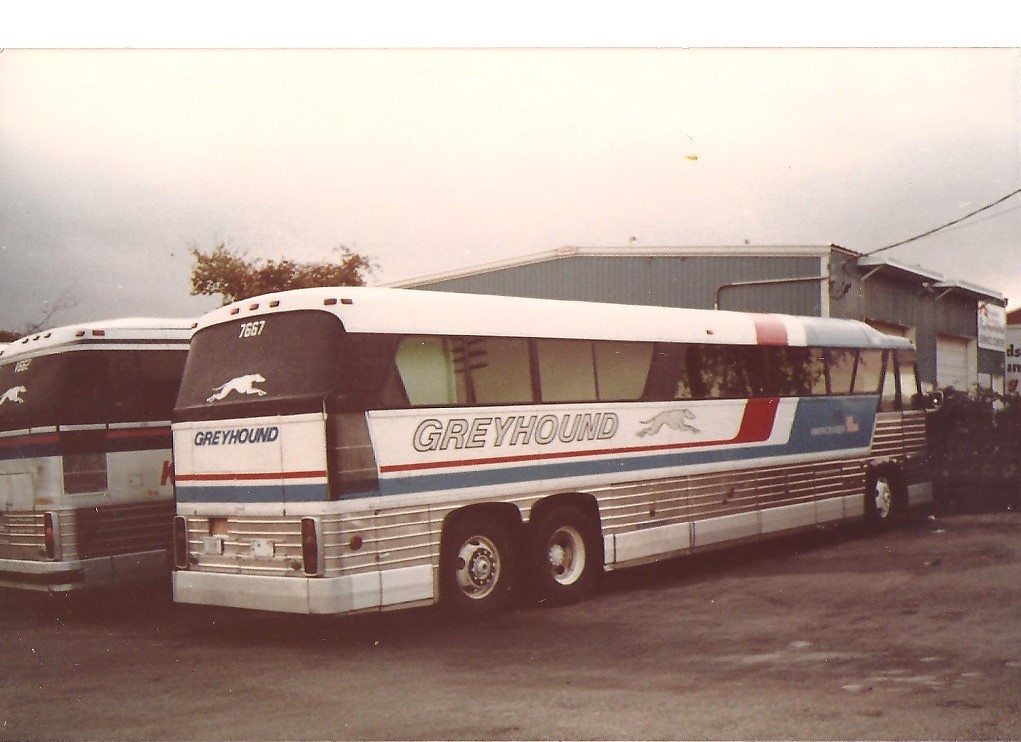 Greyhound 7667 MCI Houston,TX. Photo Tom Langford Fred Reutzel Flickr