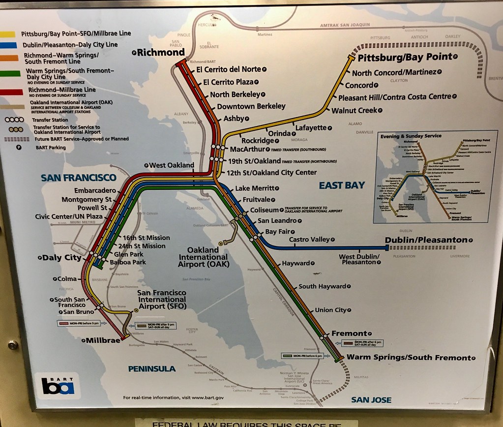 BART map with Warm Springs (NOV17) The updated BART map wi… Flickr