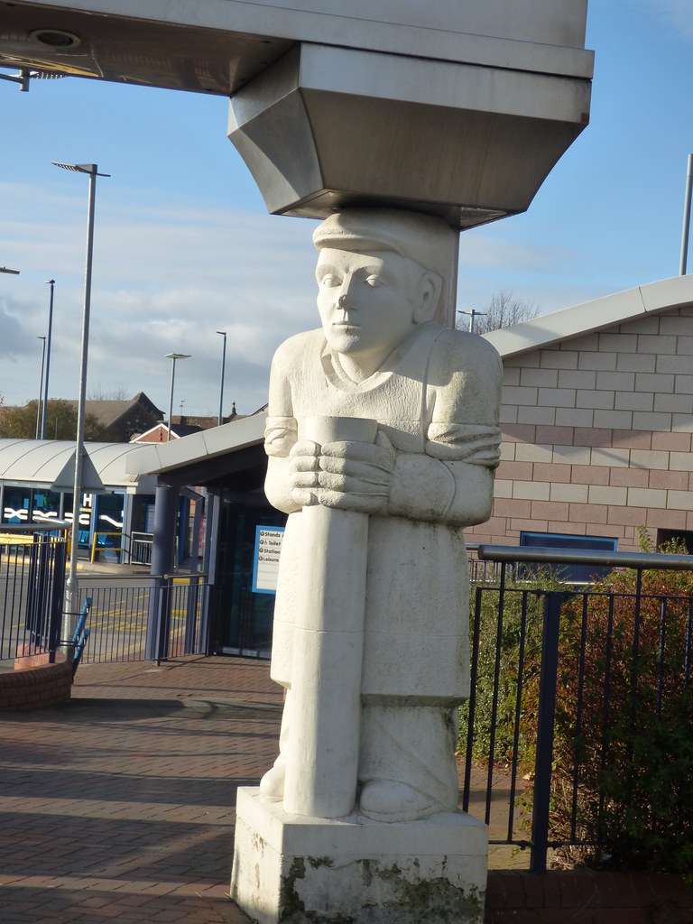 Wednesbury Bus Station Caryatid Gateway a photo on Flickriver