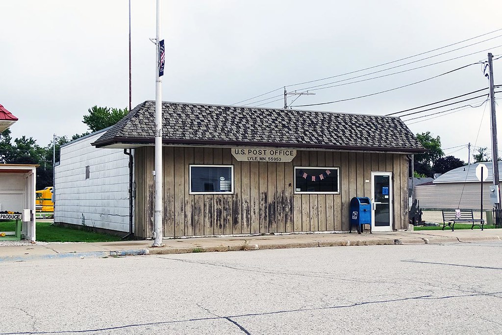 Lyle, MN post office Mower County. Photo by J Gallagher, A… Flickr