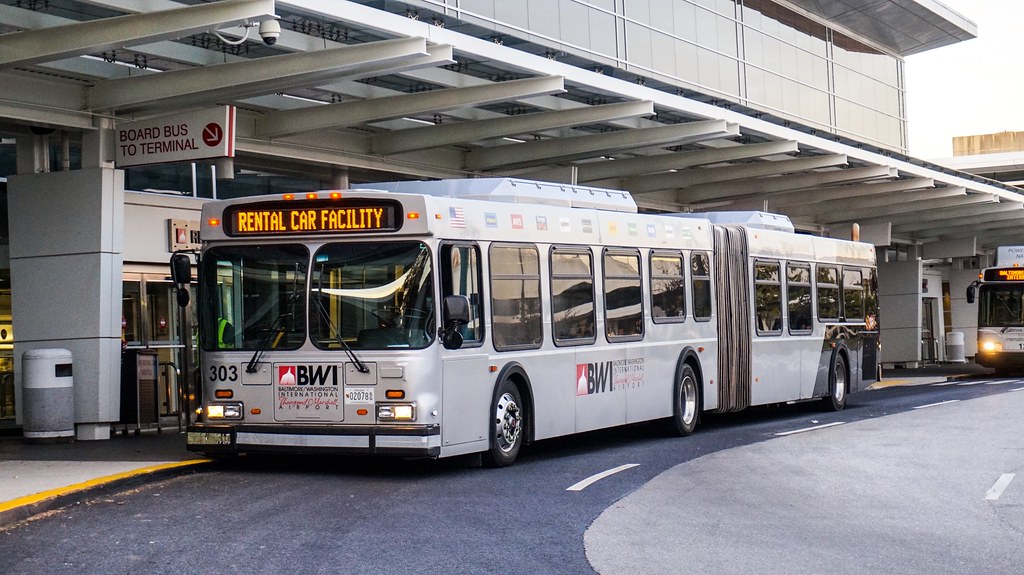 BWI Airport Rental Car Shuttle 2002 New Flyer D60LF 303 Flickr