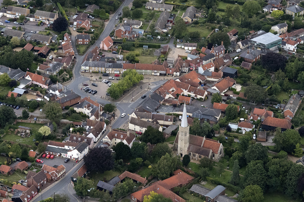 Wickham Market in Suffolk uk aerial Aerial view of Wickh… Flickr