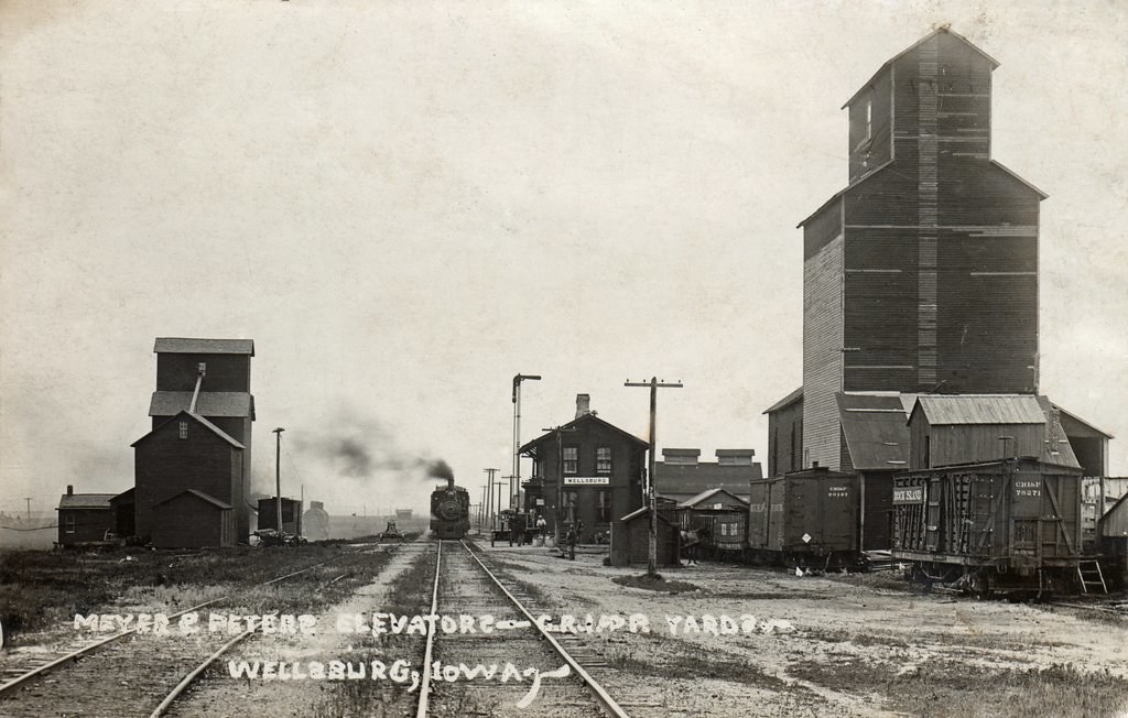 Wellsburg Railroad Yards Meyer And Peters Elevator Flickr