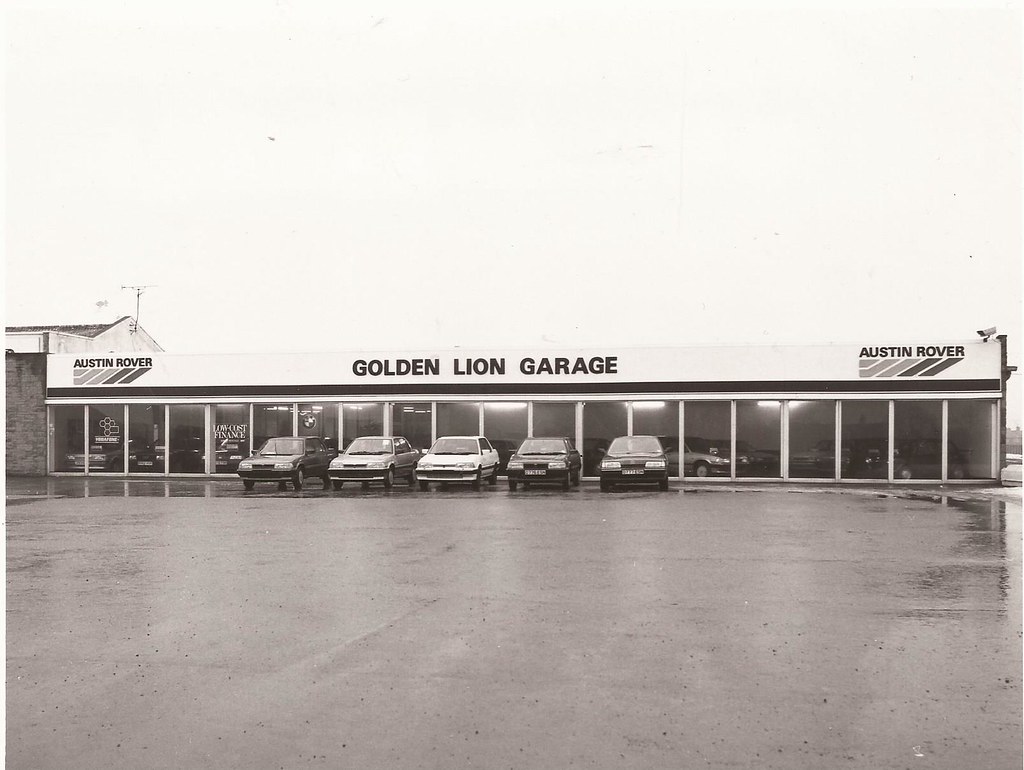 Car dealership Golden Lion Currently the premises of Macki… Flickr