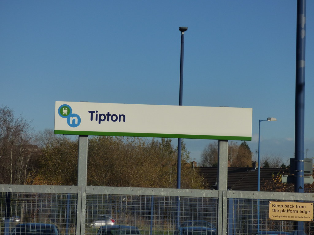 Tipton Station sign I headed to Tipton Station to explor… Flickr