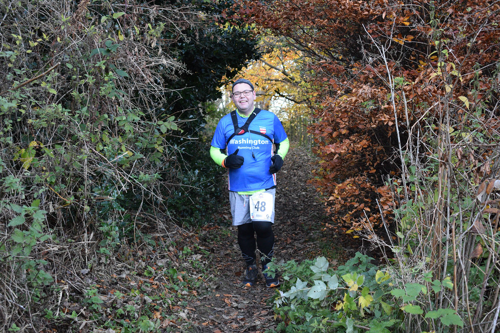 Wooler Half Marathon By Alan Johnson at the finish area trail