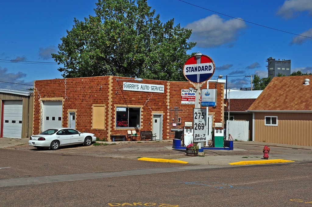 Standard Oil of Indiana Service StationTurtle Lake, North… Flickr