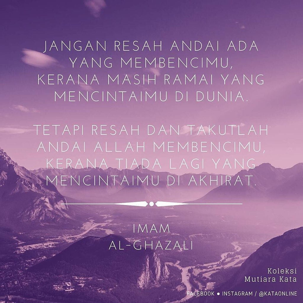 32 Kata Kata Mutiara Imam Al Ghazali Inspirasi Kata