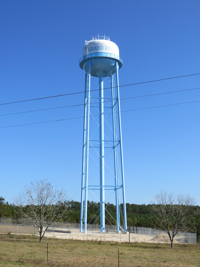 Water Tower (South) Grand Ridge FL Lance Taylor Flickr