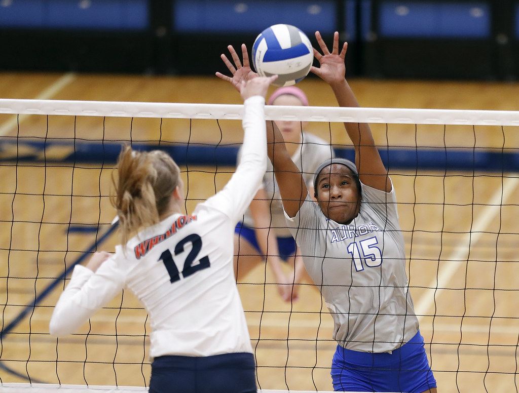 NCAA Women's Volleyball Aurora Volleyball at Wheaton Flickr